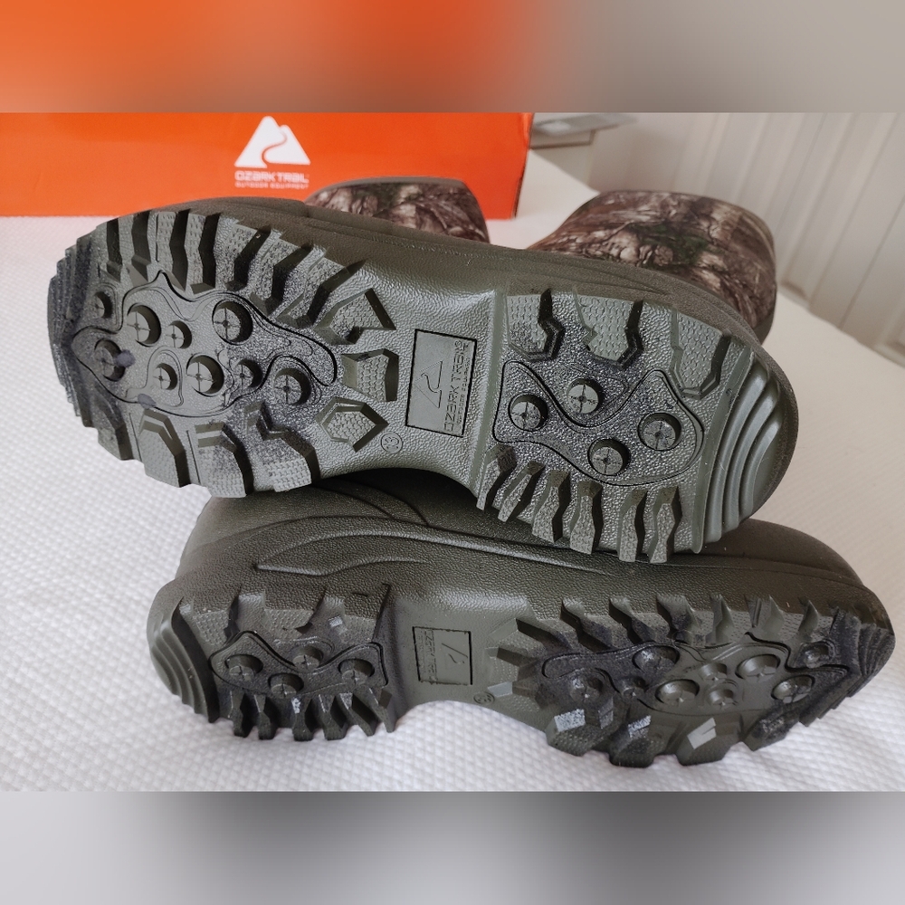 Ozark Trail Mens Hunting Freefall Chore Boot Size 13 Camouflage . - Picture 6 of 8